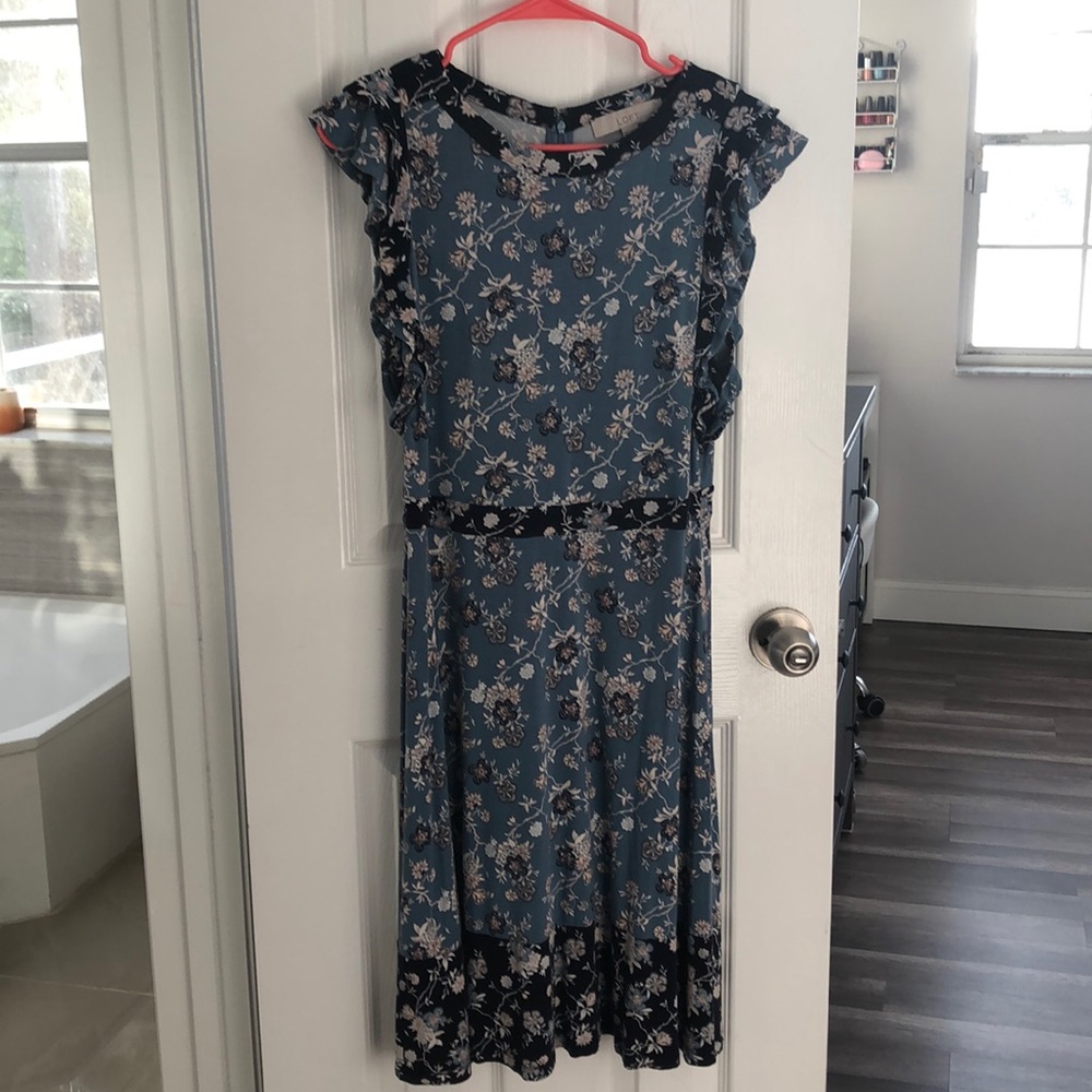 Loft Petite A Line Dress